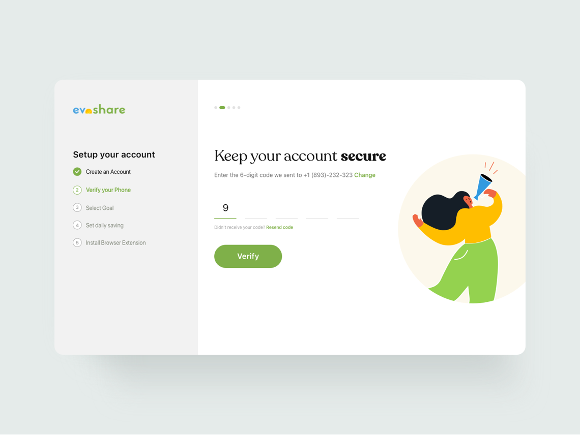 evoshare screen