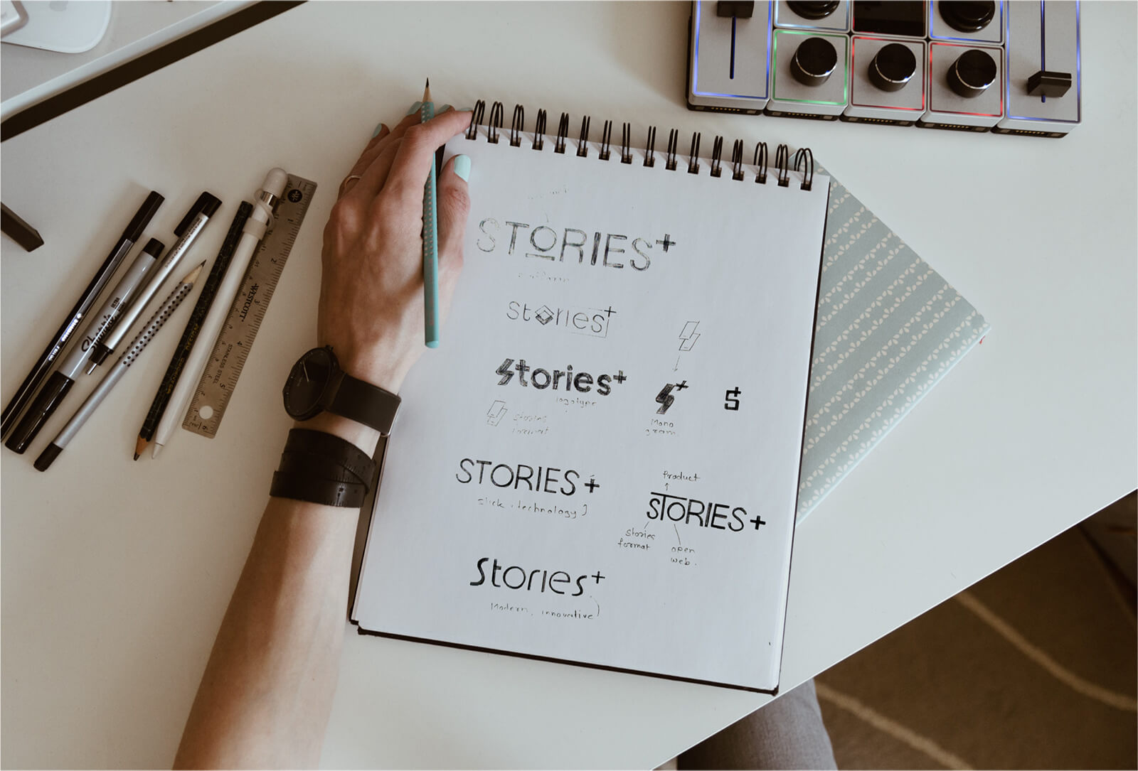 stories-plus screen